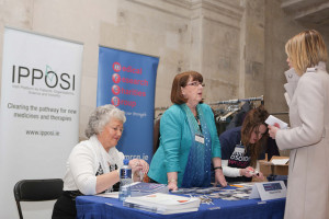 NIRDP members Doris and Helen working the registration desk